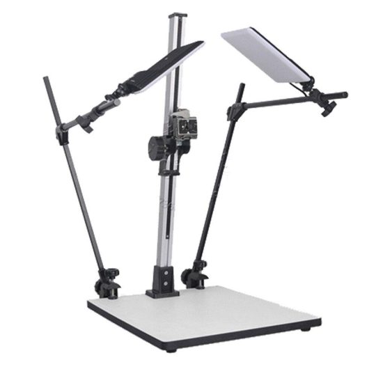 Large Copy Stand with LED Lights